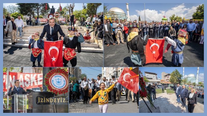 KONAK’TA COŞKULU 23 NİSAN KUTLAMASI