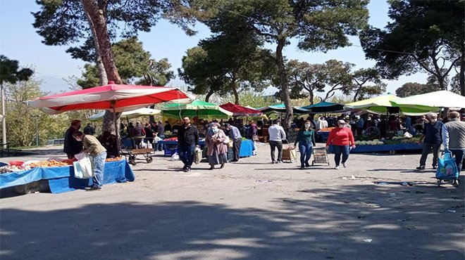 Konak’ta pazarlara yasak düzenlemesi