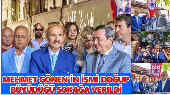 Konak Belediyesi'nden Mehmet Gönen’e vefa