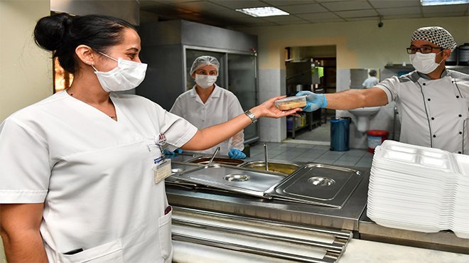 Korona kahramanlarına tatlı teşekkür 