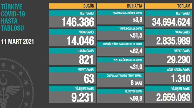 Koronavirüs salgınında can kaybı 29 bin 290'a yükseldi