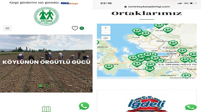 KÖY KOOP İZMİR BİRLİĞİ YENİ WEB SİTESİYLE SİZLERLE 