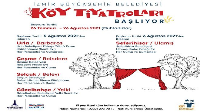 Köy Tiyatroları eğitimleri başladı