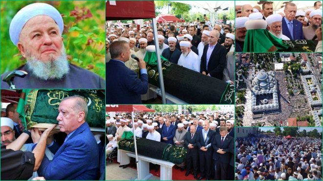 MAHMUD EFENDİ HAZRETLERİNİ DUALARLA İNSAN SELİ UĞURLADI...