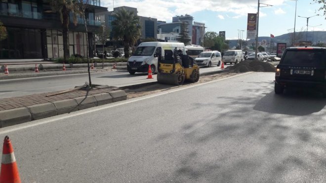 Manas Bulvarı'nda trafik düzenlemesi