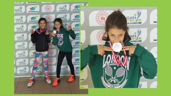 Manisalı minik raket Suzanna İzmir'de şampiyon oldu 
