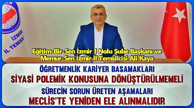 MEMUR-SEN'DEN ÖĞRETMENLİK MESLEK KANUNU’NA İLİŞKİN AÇIKLAMA... 