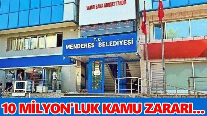 Menderes Belediyesi'ne yolsuzluk operasyonu!