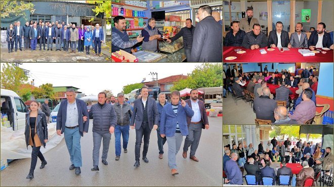 MENDERES'İN KÖYLERİNE DOĞALGAZ, YENİ OKUL VE HALI SAHA MÜJDESİ
