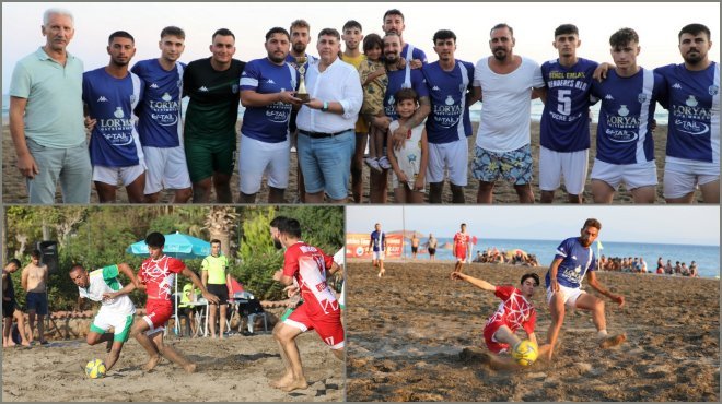 MENDERES’TE PLAJ FUTBOLU TURNUVASI