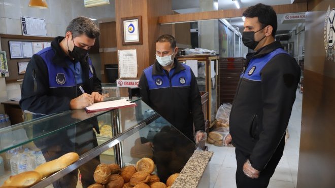 Menderes'te Ramazan ayı öncesi fırınlara denetim