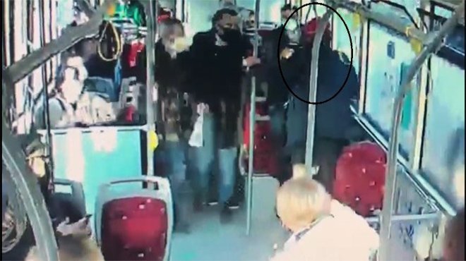 Menemen'de  çarşaflı kadına saldırının görüntüleri ortaya çıktı