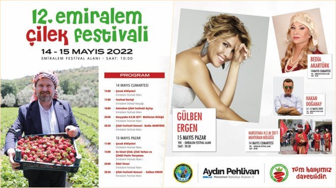 Menemen’de ‘Çilek Festivali’ heyecanı