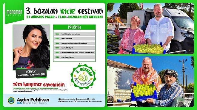 MENEMEN’DE İNCİR TADINDAKİ FESTİVALE DAVET...