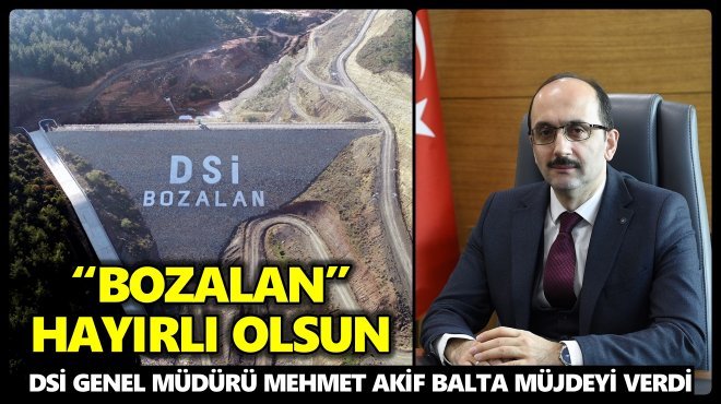 MENEMEN’İN 3. BARAJI’NDA İŞLEM TAMAM