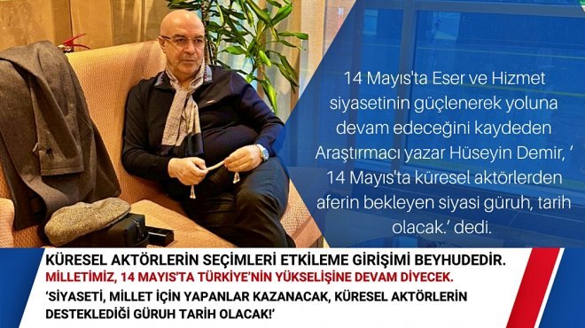 'MİLLETİMİZ, 14 MAYIS'TA TÜRKİYE’NİN YÜKSELİŞİNE DEVAM DİYECEK!..'