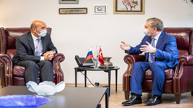 Moskova Hükümet Bakanı Cheremin'den Soyer’e ziyaret