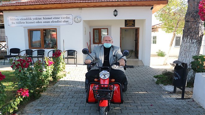 MOTORİZE MUHTAR  HIZIR GİBİ YETİŞİYOR
