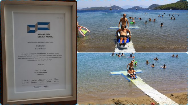 Muğla Büyükşehir’in 'Engelsiz Plaj' projesine uluslararası ödül 