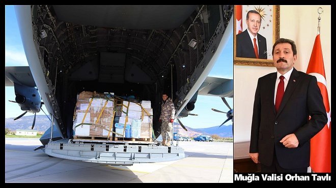 MUĞLA’DAN DEPREM BÖLGESİNE ARALIKSIZ DESTEK