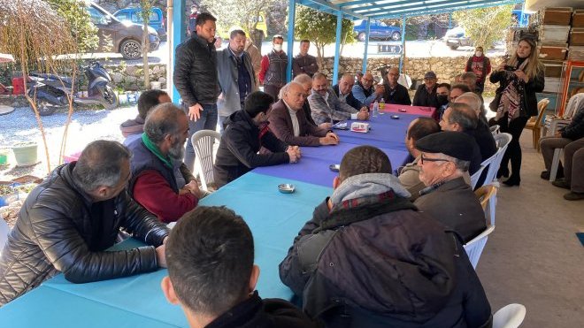 Ak Partili Vekil Marmaris’te sahada...
