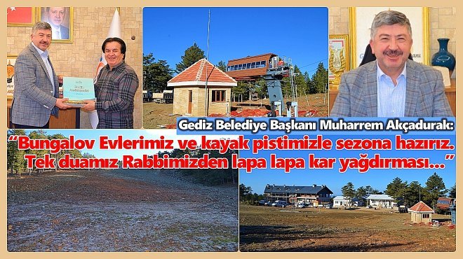 MURAT DAĞI TERMAL VE KAYAK MERKEZİ SEZONA HAZIRLANDI, KARIN YAĞMASI BEKLENİYOR...