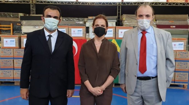 MÜSİAD'dan Brezilya'daki selzedelere yardım