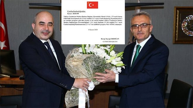 Naci Ağbal Merkez Bankası Başkanlığına atandı