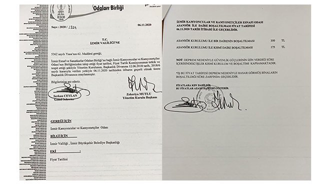 Nakliyecilerin deprem fırsatçılığına Valilik Dur dedi