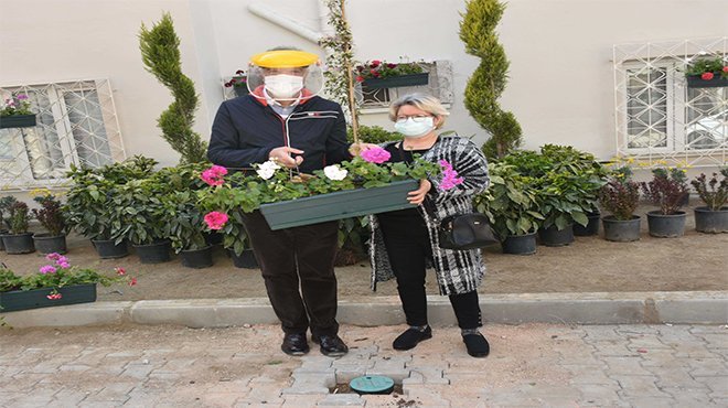 Narlıdere’de balkonlar çiçek açtı!