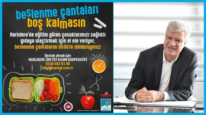 NARLIDERE’DE BESLENME ÇANTALARI BOŞ KALMAYACAK