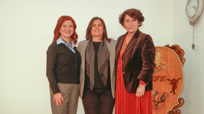 Neptün Soyer ve Meral Seçer’den Başkan Çerçioğlu’na ziyaret