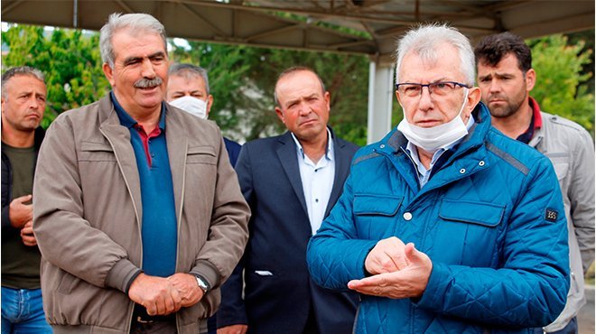 Ödemiş Belediyesi’nden erik ve kiraz üreticisine destek