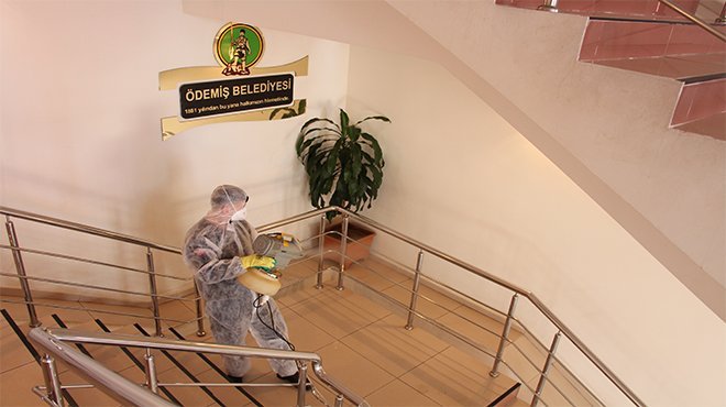 ÖDEMİŞ BELEDİYESİ ÖNLEMLERİ ARTIRDI