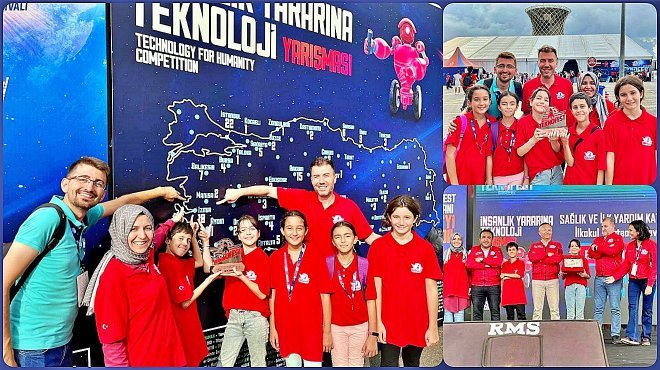 ÖDEMİŞ BİLİM VE SANAT MERKEZİ'NE TEKNOFEST ÖDÜLÜ
