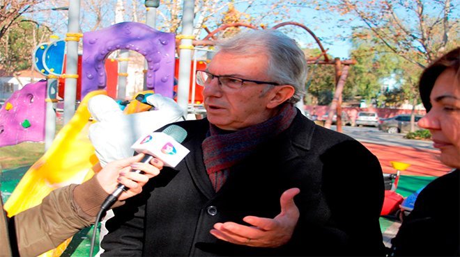 Ödemiş’te çocuk oyun grupları dezenfekte ediliyor