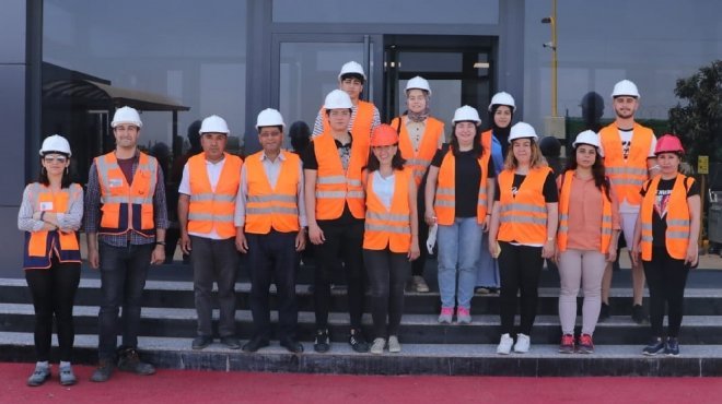 Ödemiş’te öğrenciler çevre dostu dev tesisi ziyaret ediyor