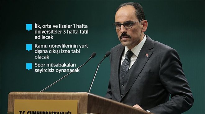 Okullar tatil edildi