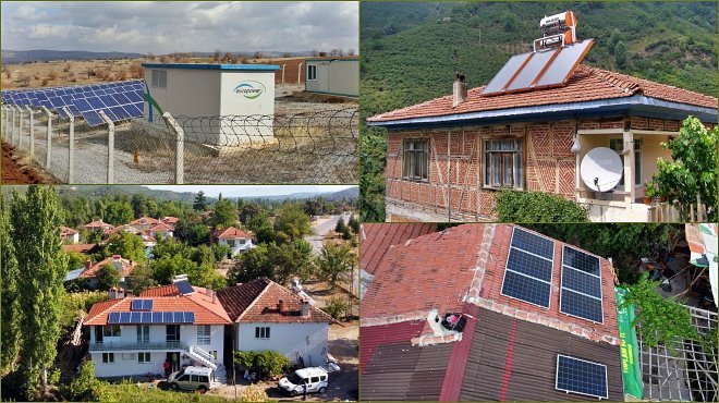 ORMAN KÖYLÜSÜ ENERJİSİNİ GÜNEŞTEN ALIYOR