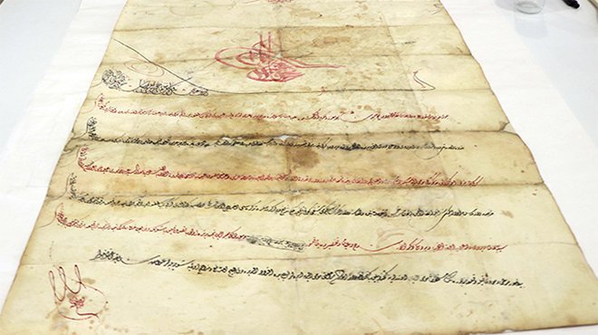 Padişah fermanı, restore ediliyor