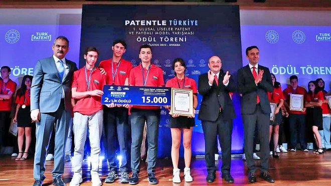  'ULUSAL PATENT YARIŞMASI'NDA İZMİR RÜZGARI...