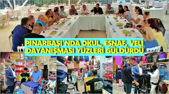 PINARBAŞI’NDA BÜYÜK DAYANIŞMA
