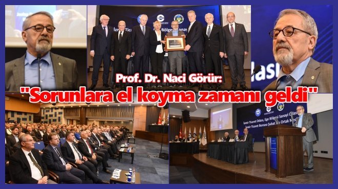 PROF. DR. NACİ GÖRÜR İZMİR’DE DEPREM UYARISI YAPTI