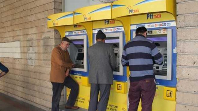  PTT ATM’LERİNDE ÇİPLİ T.C. KİMLİK KARTI İLE ÖDEME KOLAYLIĞI