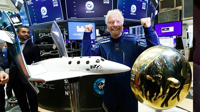Richard Branson uzaya giden ilk milyarder oldu