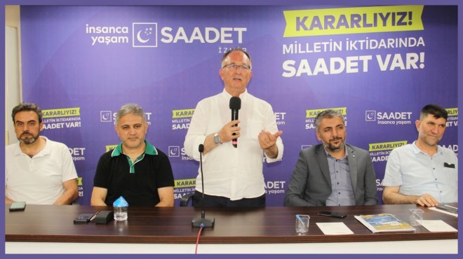 SAADET PARTİSİ’NİN 'İZMİR BAYRAMLAŞMASI'NA ANTALYA MİLLETVEKİLİ ŞERAFETTİN KILIÇ KATILDI