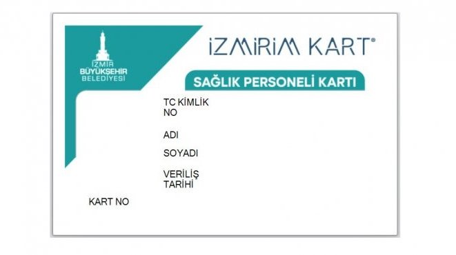 Sağlık Personeli İzmirim Kartlarda son başvuru 28 Şubat!