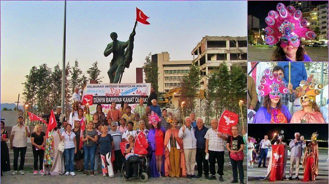 SANATÇILAR DÜNYA BARIŞ GÜNÜ’NÜ DANS VE ŞİİRLERLE KUTLADI