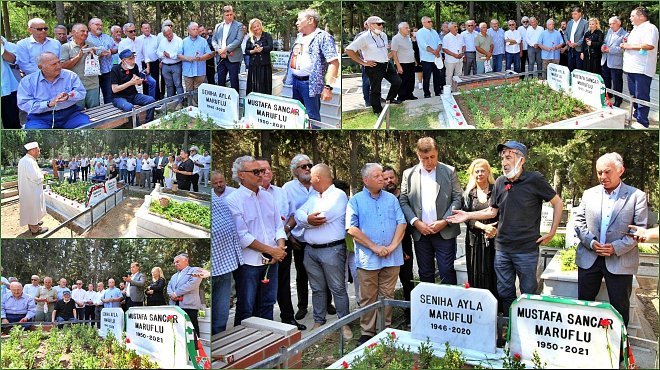 SANCAR MARUFLU MEZARI BAŞINDA ANILDI...