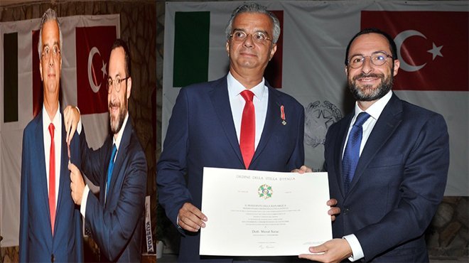 Saraç'a İtalya'dan büyük onur
